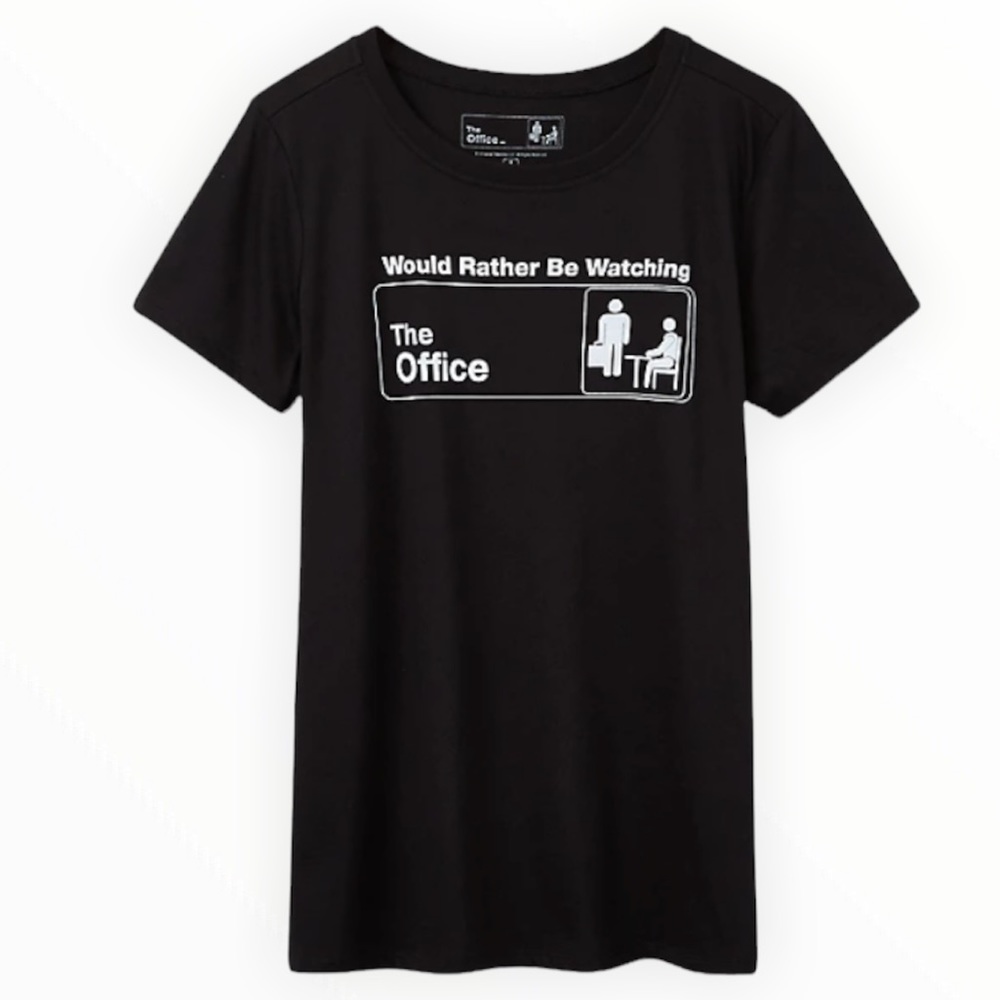 Torrid The Office TV Show SLIM FIT CREW TEE - BLACK